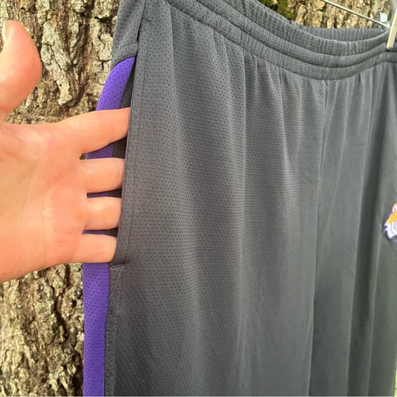 LSU MENS TIGERS GRAY PURPLE TRACK PANTS POCKETS DRAWSTRING LOUNGE SLEEP ATHLETIC - Picture 12 of 14